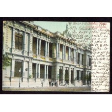 CIUDAD DE BUENOS AIRES ANTIGUA TARJETA POSTAL ESCUELA SARMIENTO